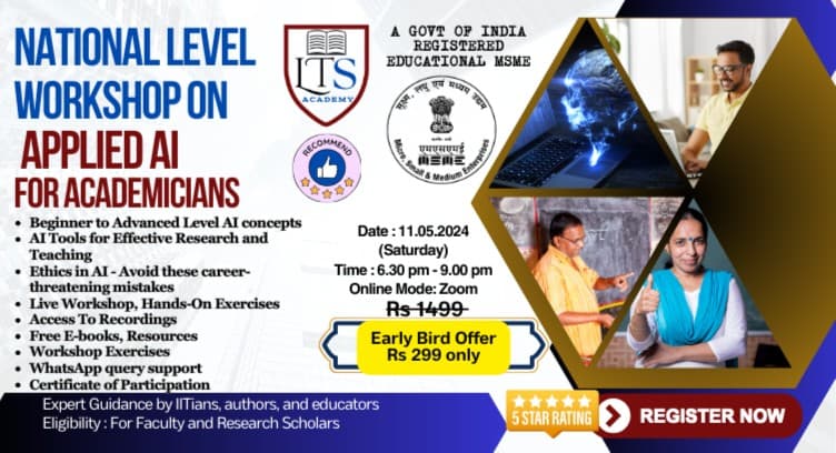 WEBNARS National Workshop on Applied AI for Academicians